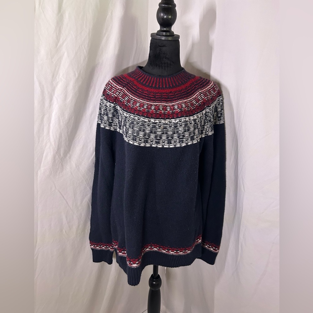 GAP Fair Isle pattern on the yoke Knit Sweater Holidays Christmas XL